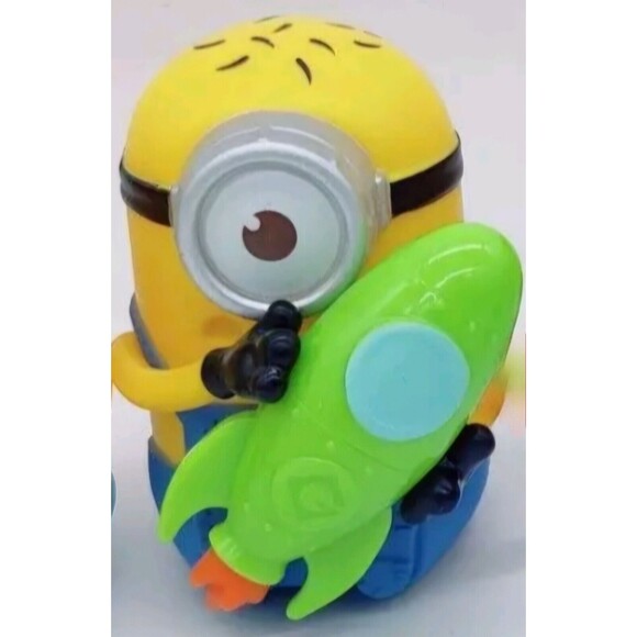 McDonalds 2017 Despicable Me Minion Happy Meal Toy #2 Rocket Racer Banana Cute - Picture 2 of 4